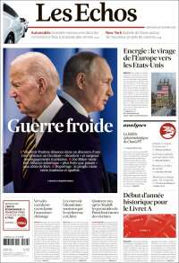 Portada de Les Echos (France)