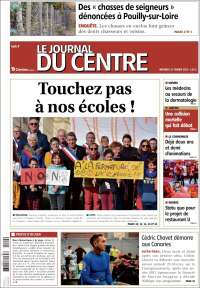 Portada de Le Journal du Centre (Francia)