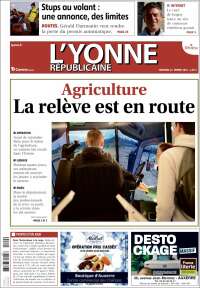 Portada de L'Yonne-Républicaine (Francia)