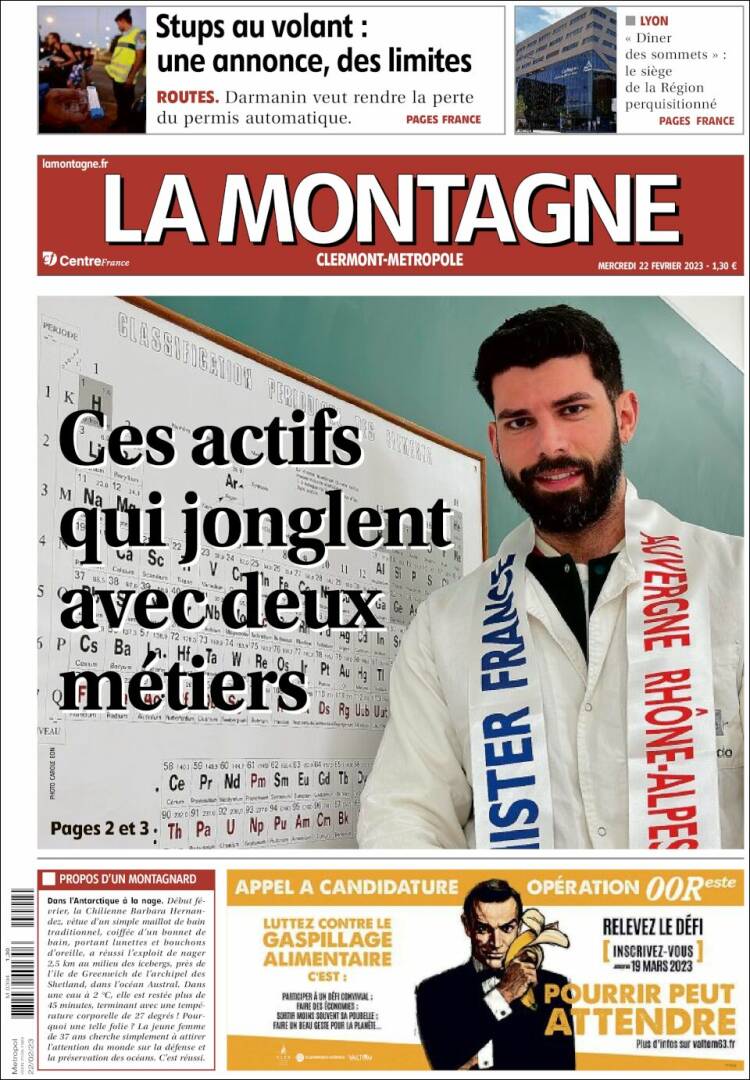 Portada de La Montagne (France)