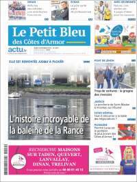 Portada de Le Petit Bleu (Francia)