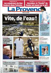 Portada de La Provence (Francia)