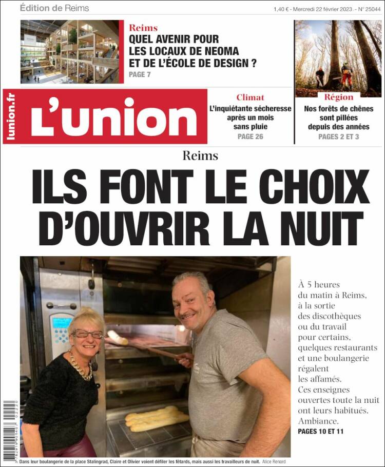 Portada de L'Union (France)