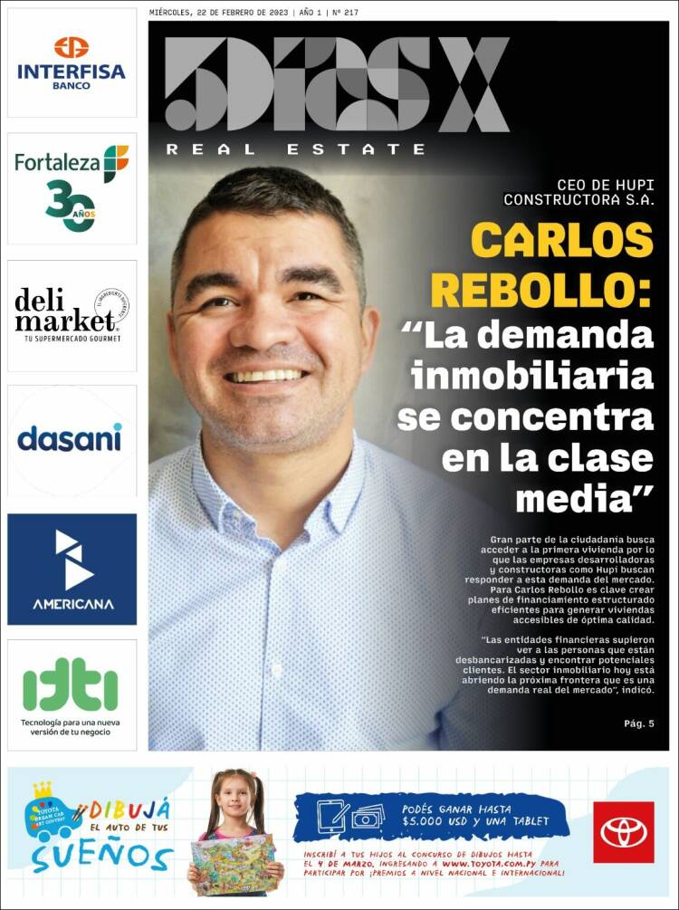 Portada de 5 Días (Paraguay)