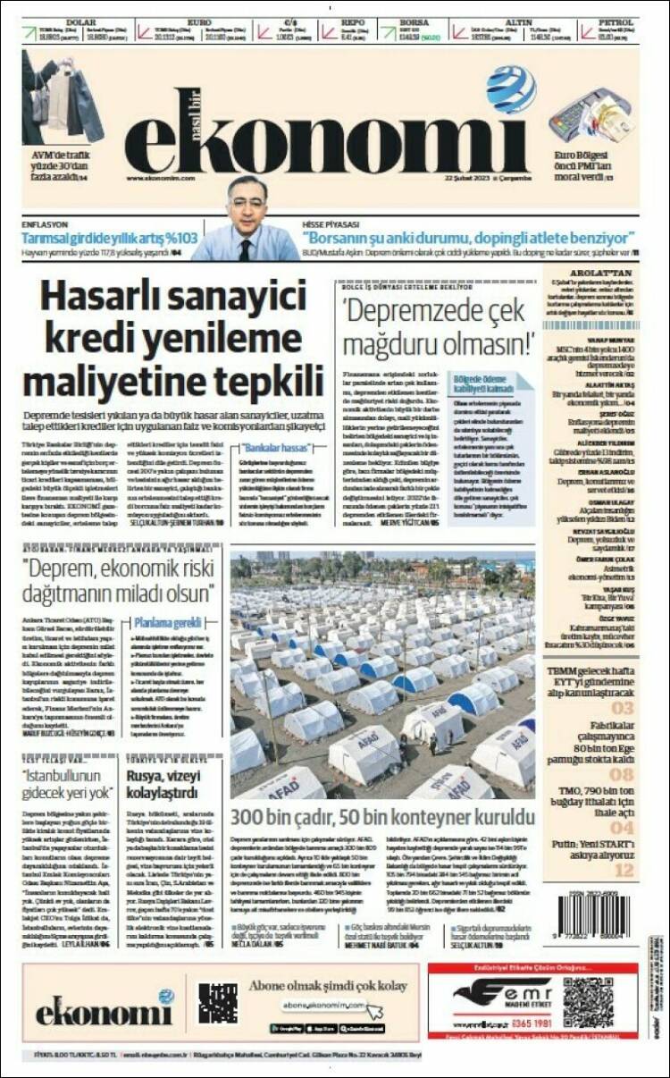 Portada de Dünya (Turqu&iacute;a)