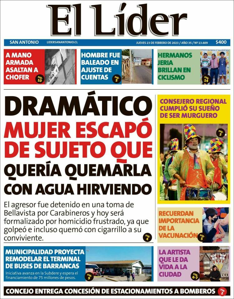 Portada de Lider de San Antonio (Chile)