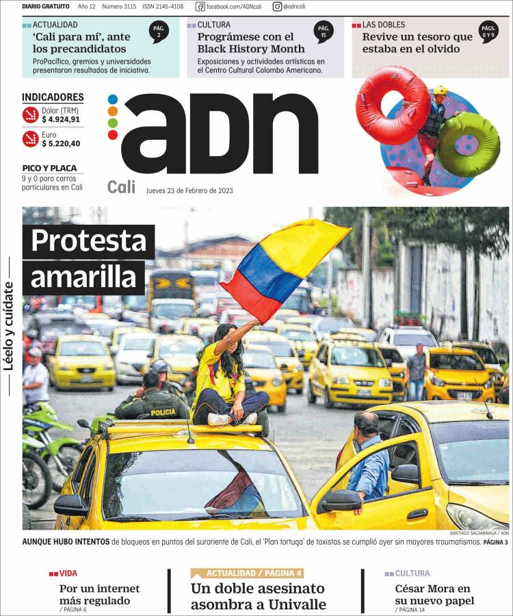 Portada de ADN - Cali (Colombia)