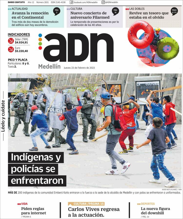 Portada de ADN - Medellín (Colombia)