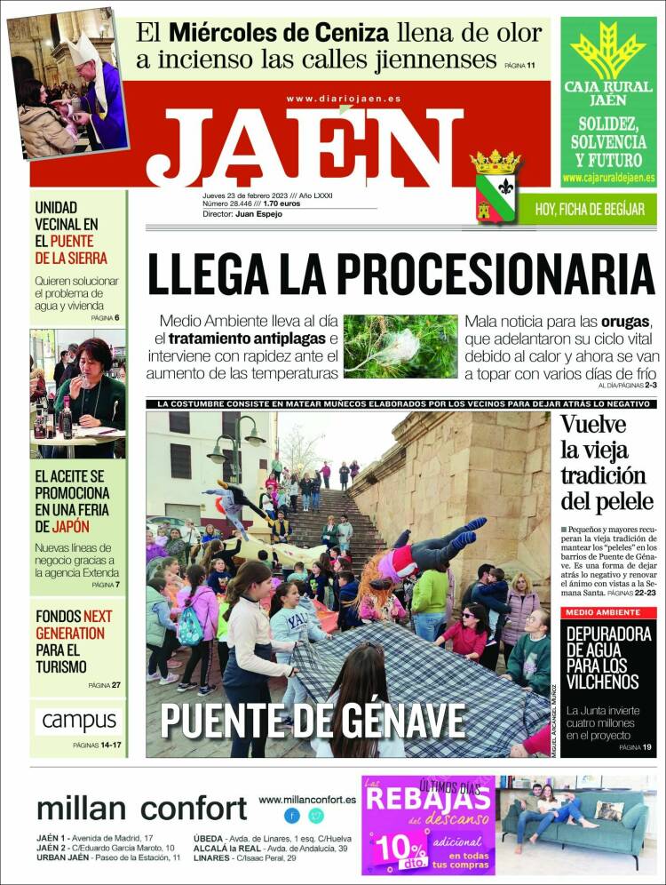 Portada de Diario Jaén (Spain)