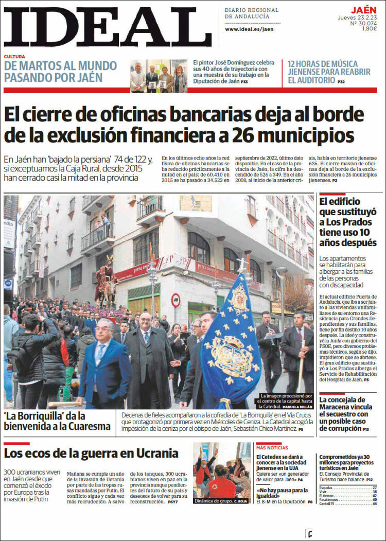 Portada de El Ideal de Jaén (Spain)