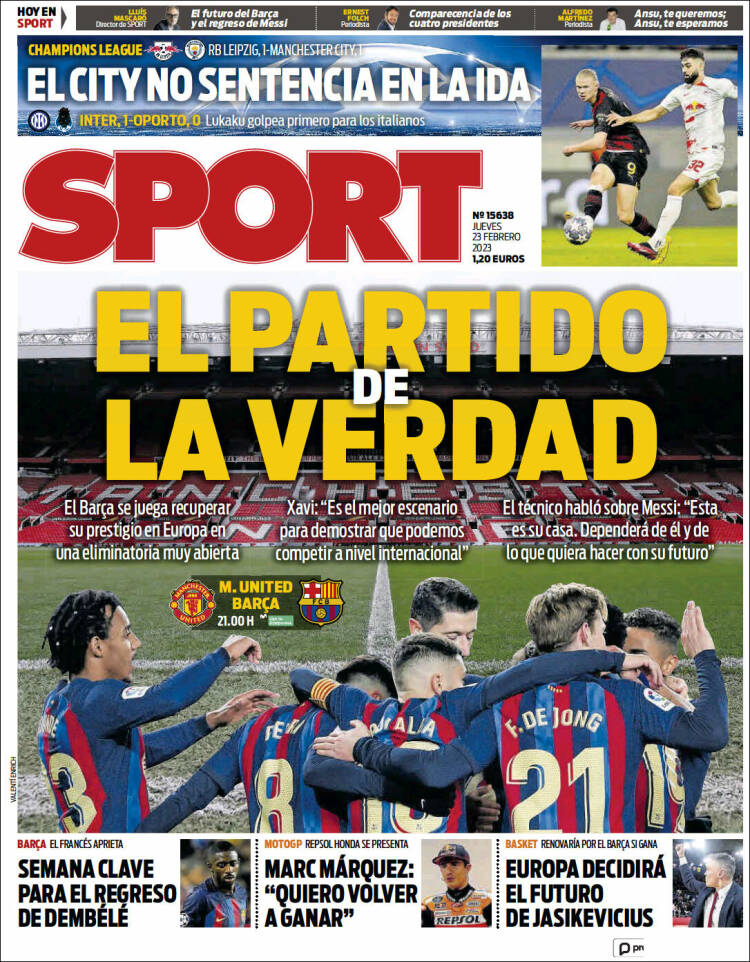 Portada de Sport (Spain)