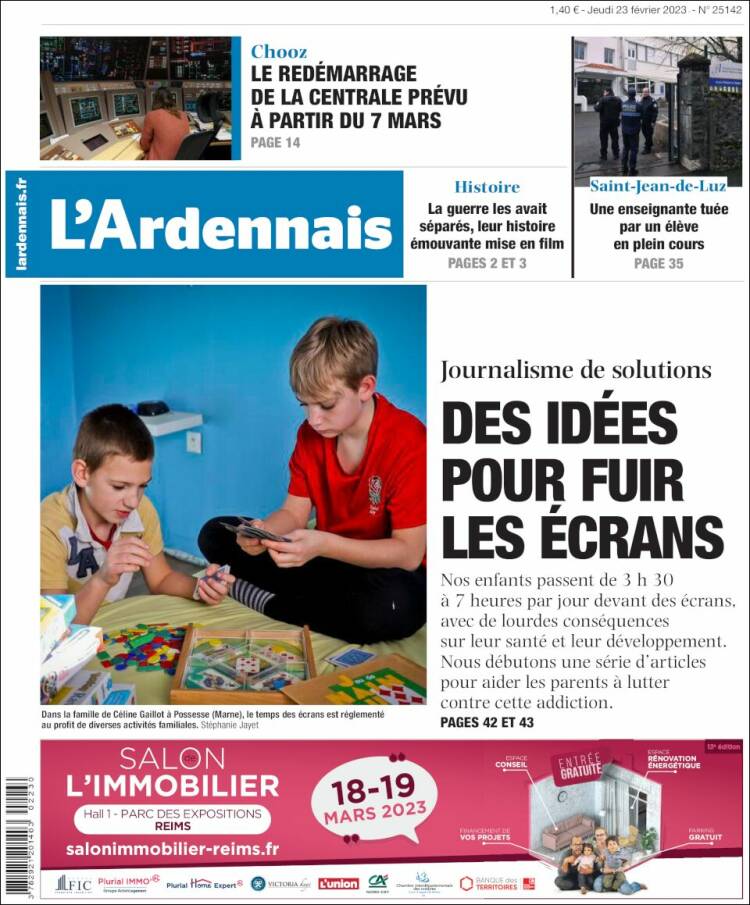 Portada de L'Ardenais (France)