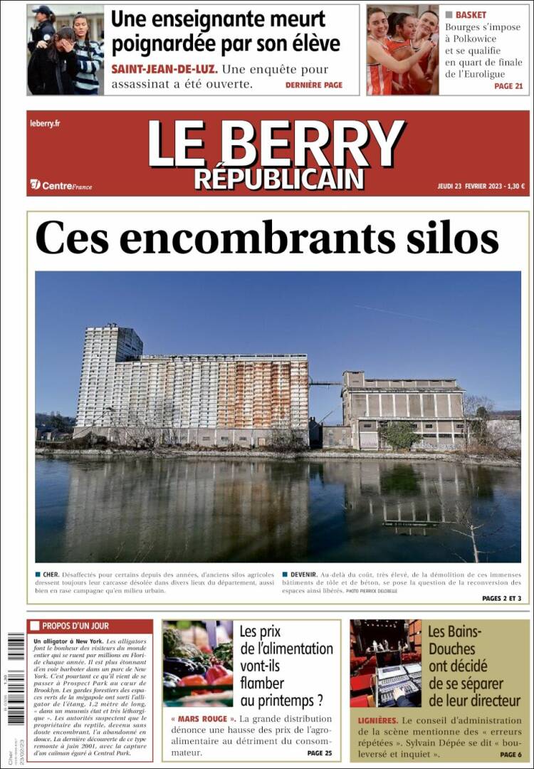 Portada de Berry Republicain (France)