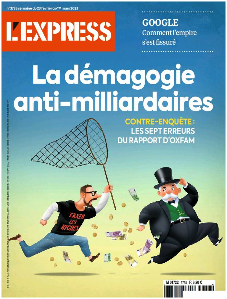 Portada de L'Express (France)