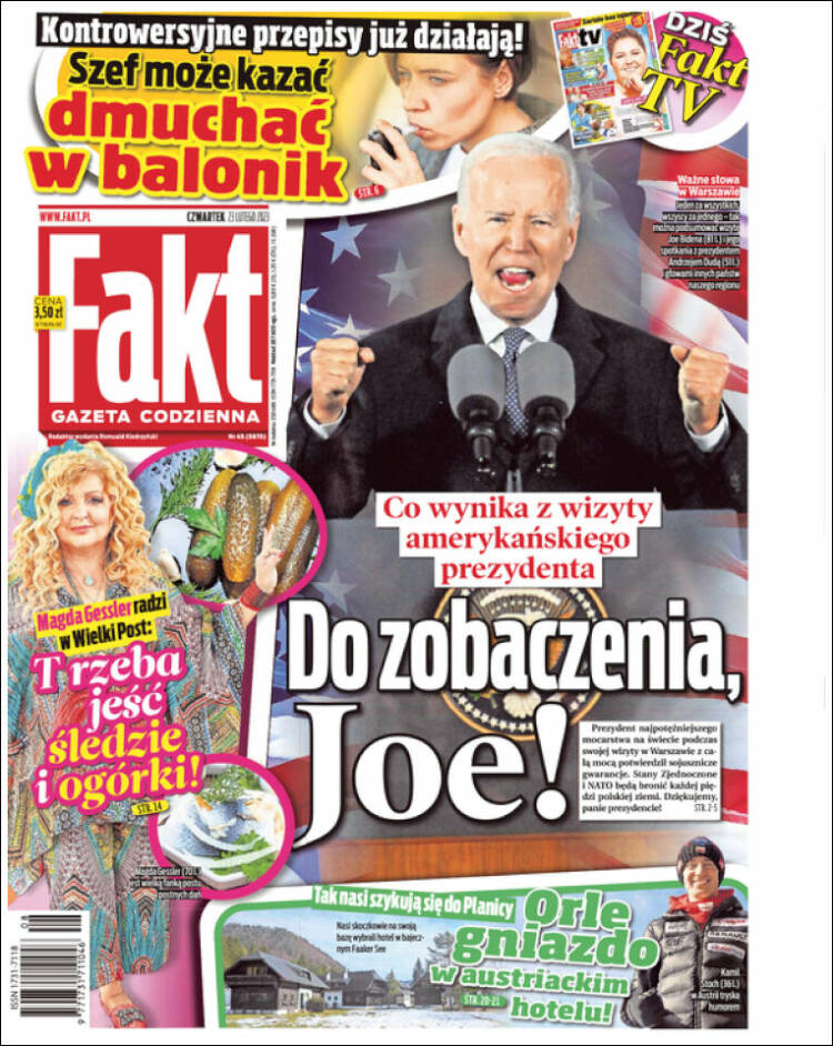 Portada de Fakt (Pologne)