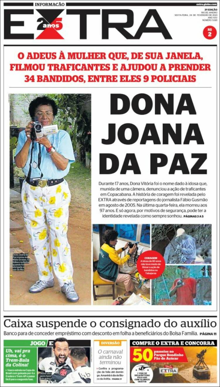 Portada de Extra (Brasil)