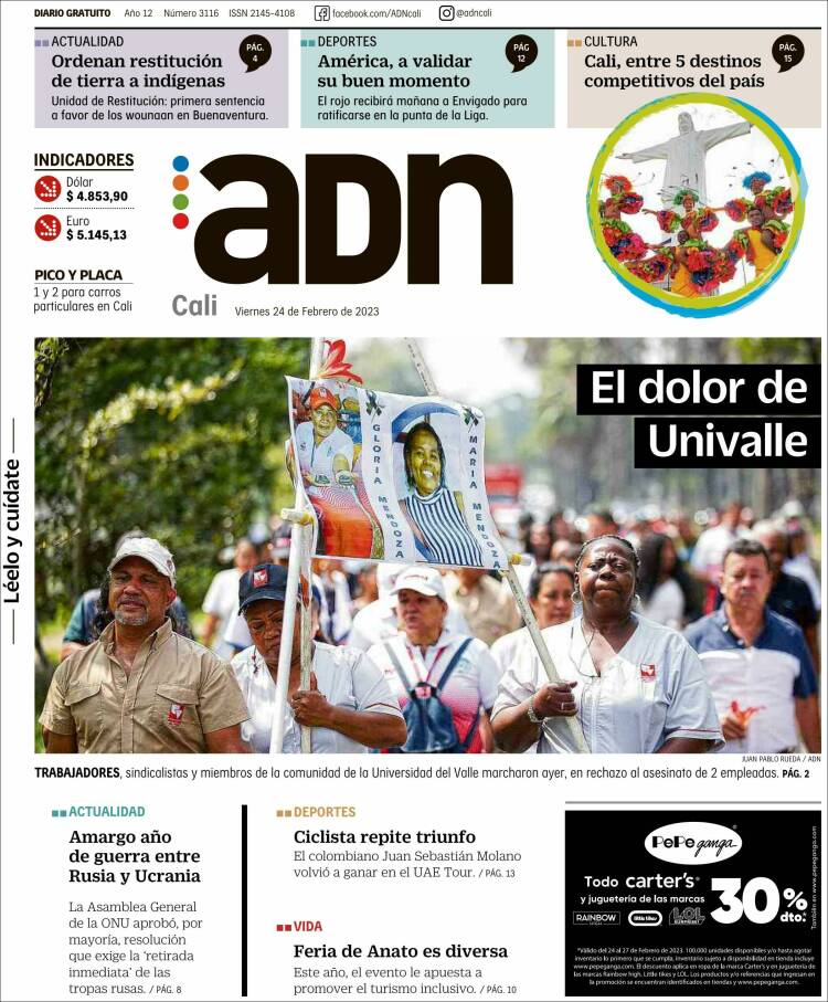 Portada de ADN - Cali (Colombia)