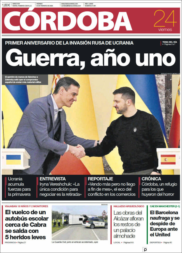 Portada de Diario de Córdoba (Spain)