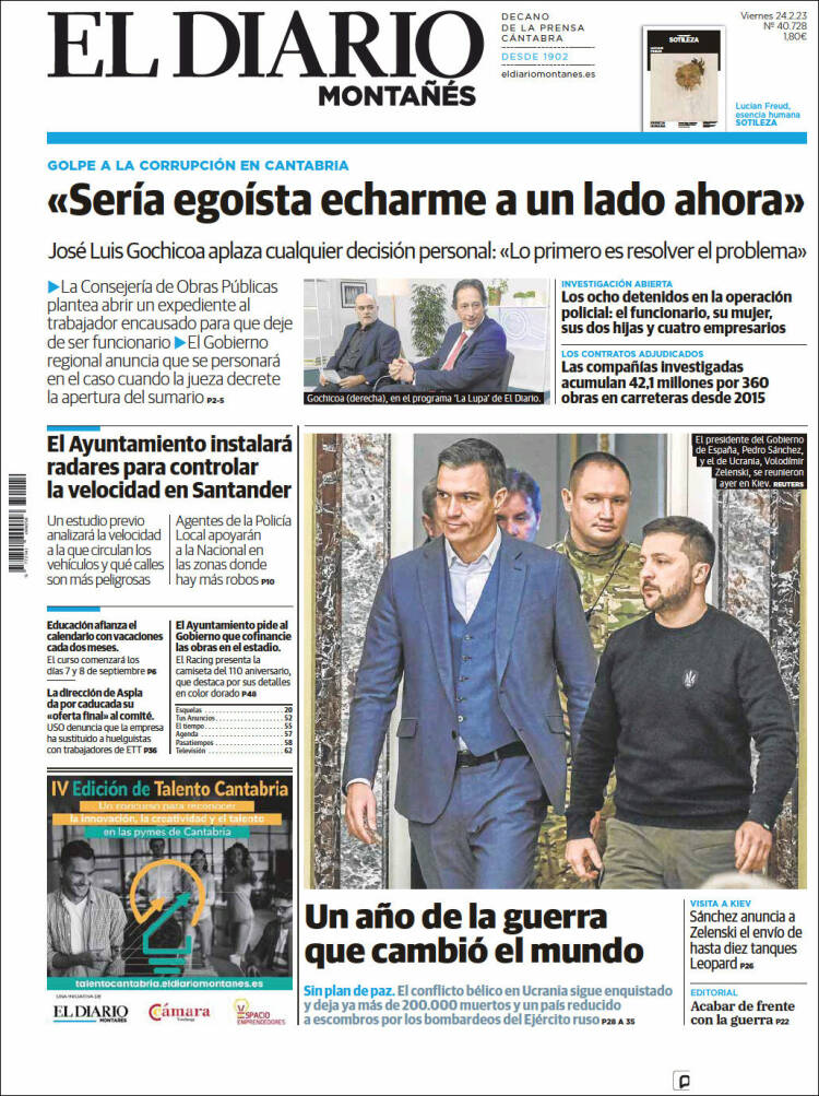 Portada de El Diario Montañés (Spain)