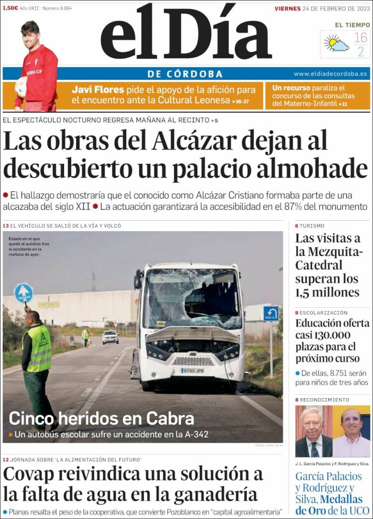 Portada de El Día de Córdoba (Spain)