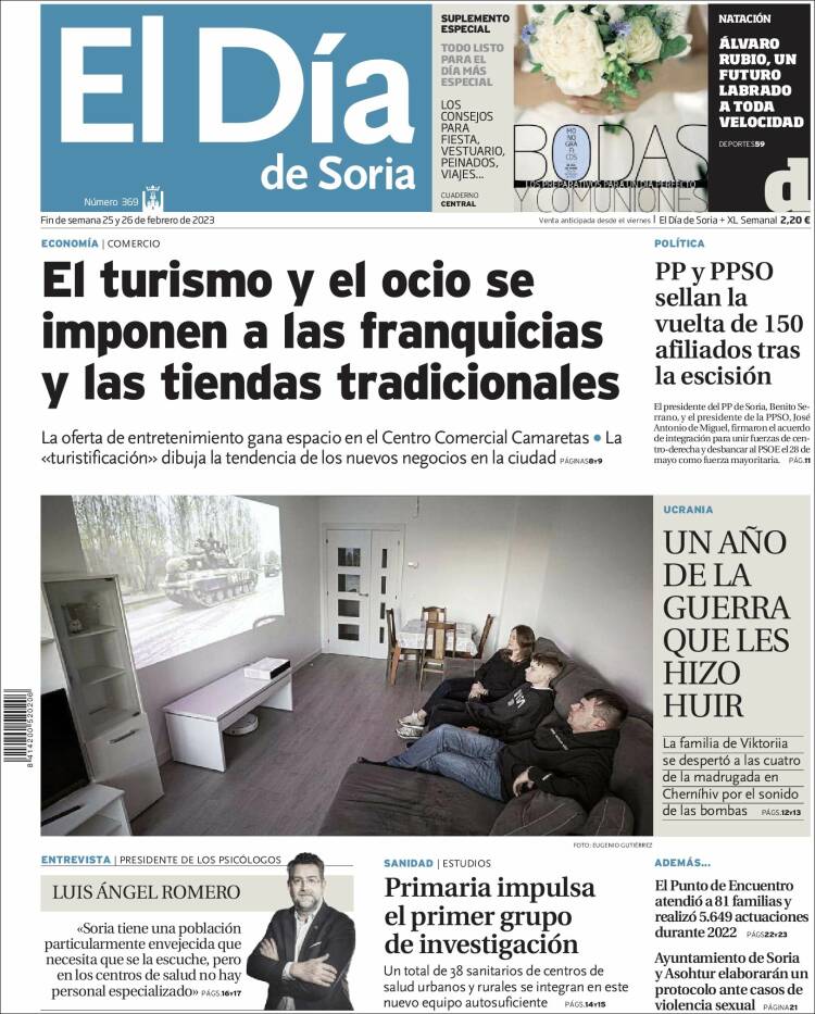 Portada de El Día de Soria (Spain)