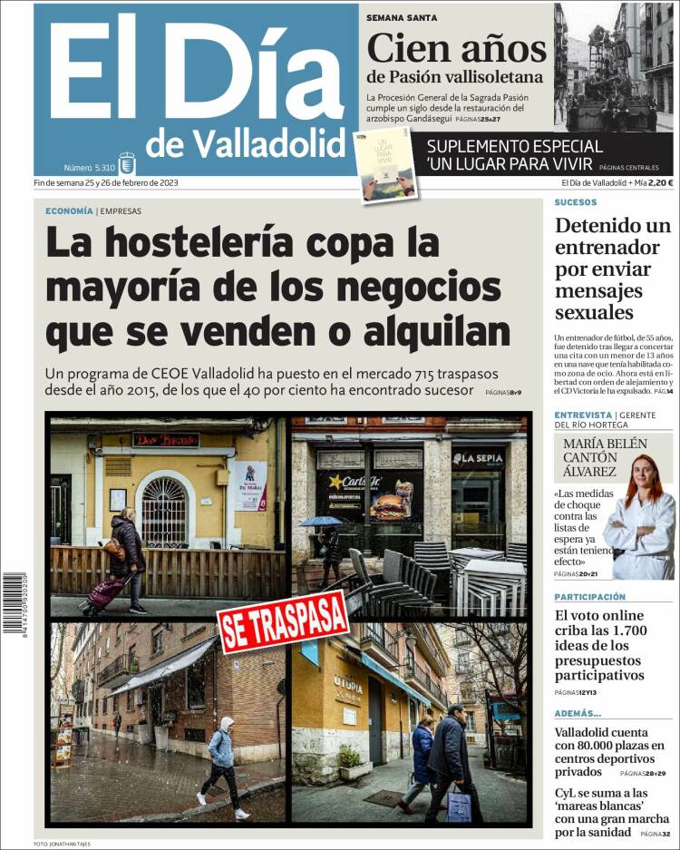 Portada de El Día de Valladolid (Spain)