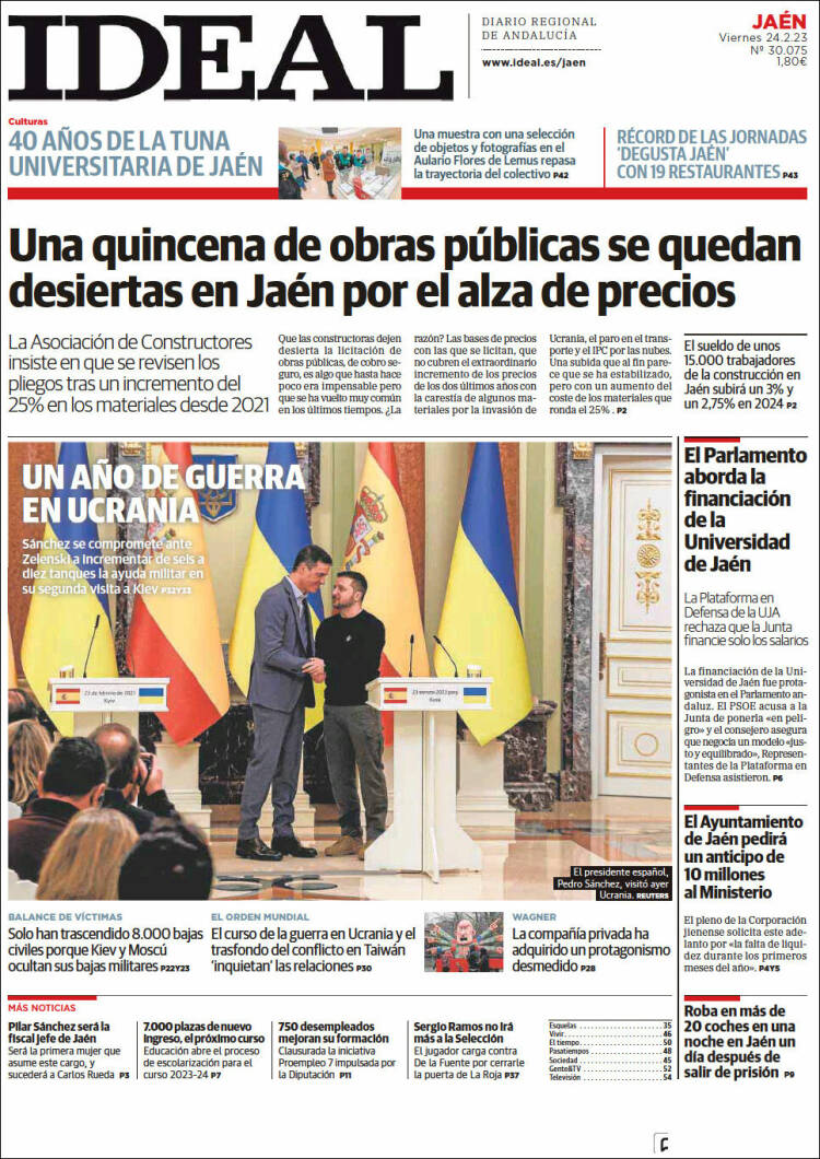 Portada de El Ideal de Jaén (Spain)