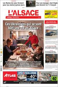 Portada de Journal L'Alsace (France)