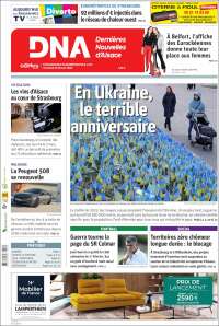 Portada de Les Dernières Nouvelles d'Alsace (France)