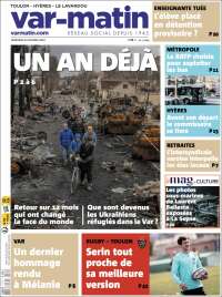 Portada de Var-Matin (France)