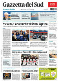 Portada de Gazzetta del Sud (Italia)