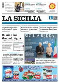 Portada de La Sicilia (Italia)