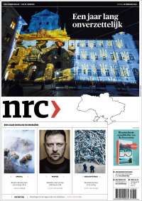 Portada de NRC Handelsblad (Países Bajos)