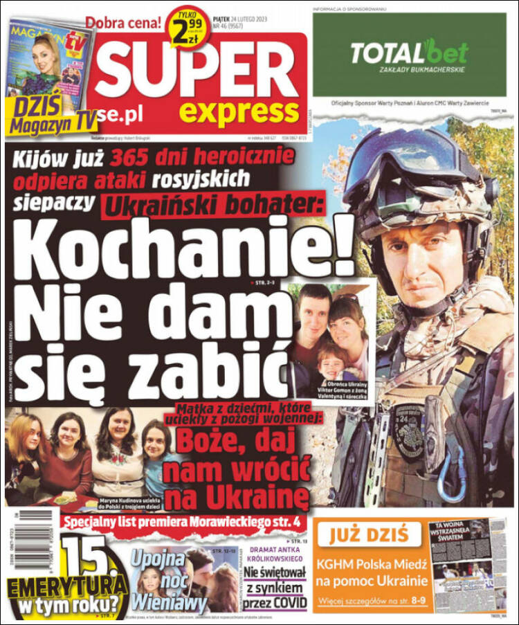 Portada de Super Express (Polonia)