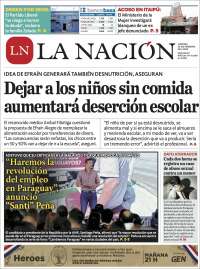 Portada de La Nación (Paraguay)