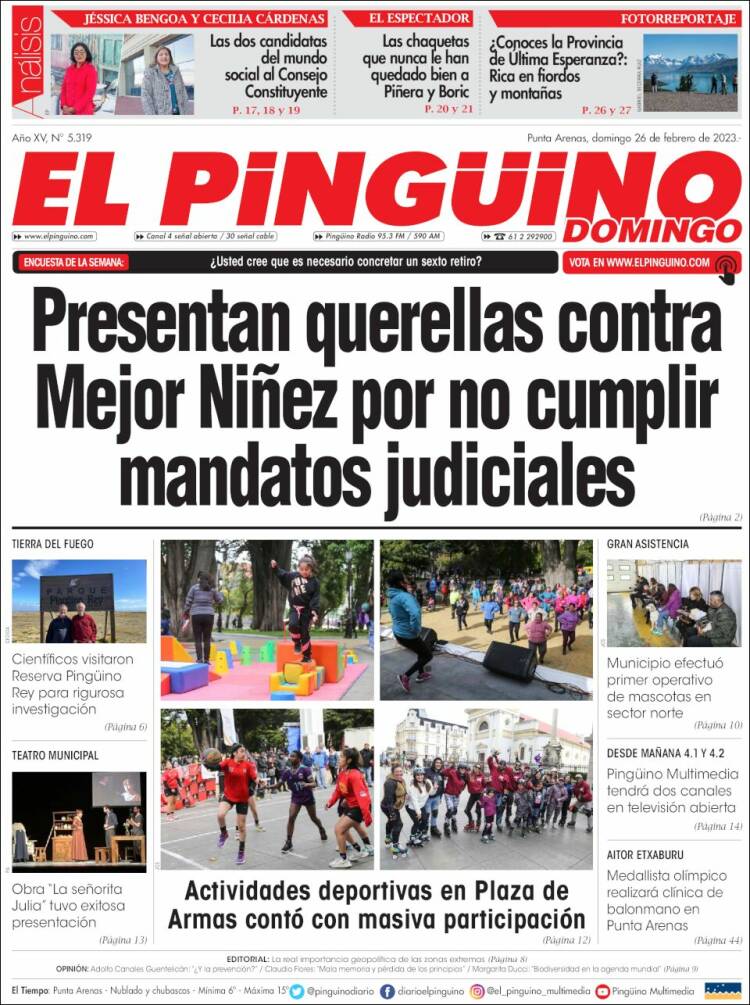 Portada de El Pingüino (Chile)