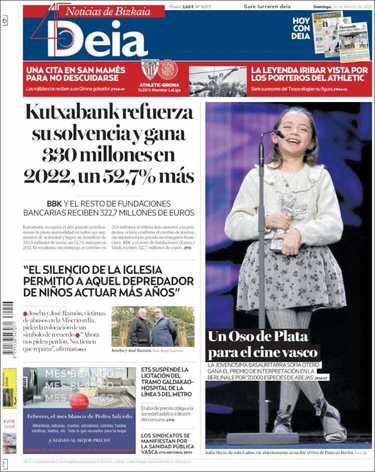 Portada de Deia (España)