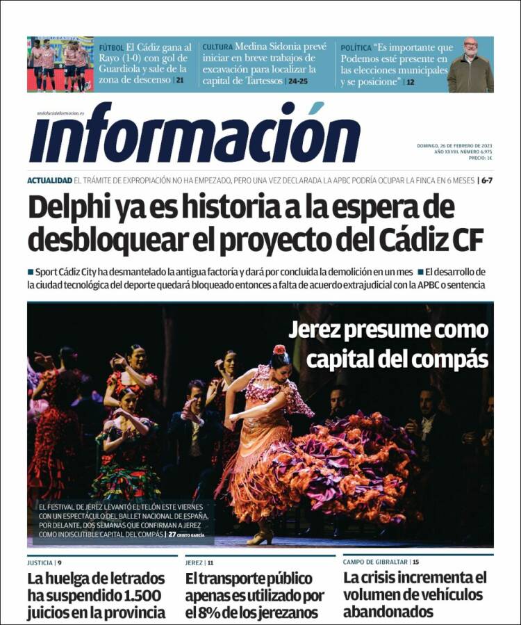 Portada de Información - Jerez (España)