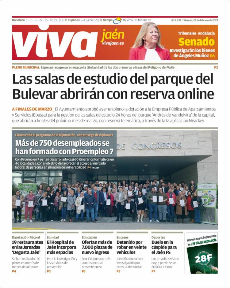 Portada de Viva Jaén (España)