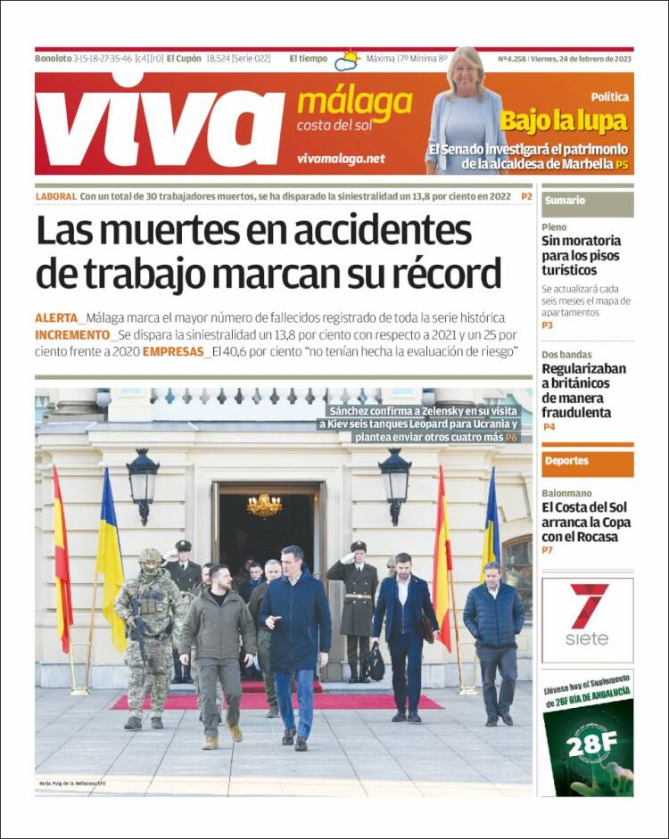 Portada de Viva Málaga (España)