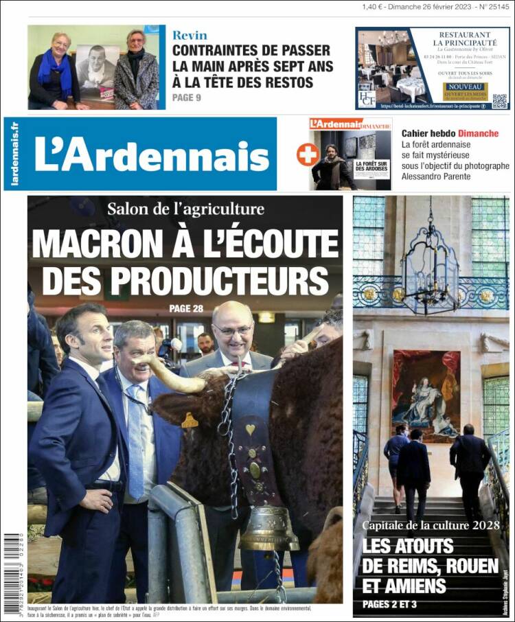 Portada de L'Ardenais (Francia)