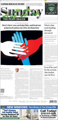 Portada de The Plain Dealer (USA)