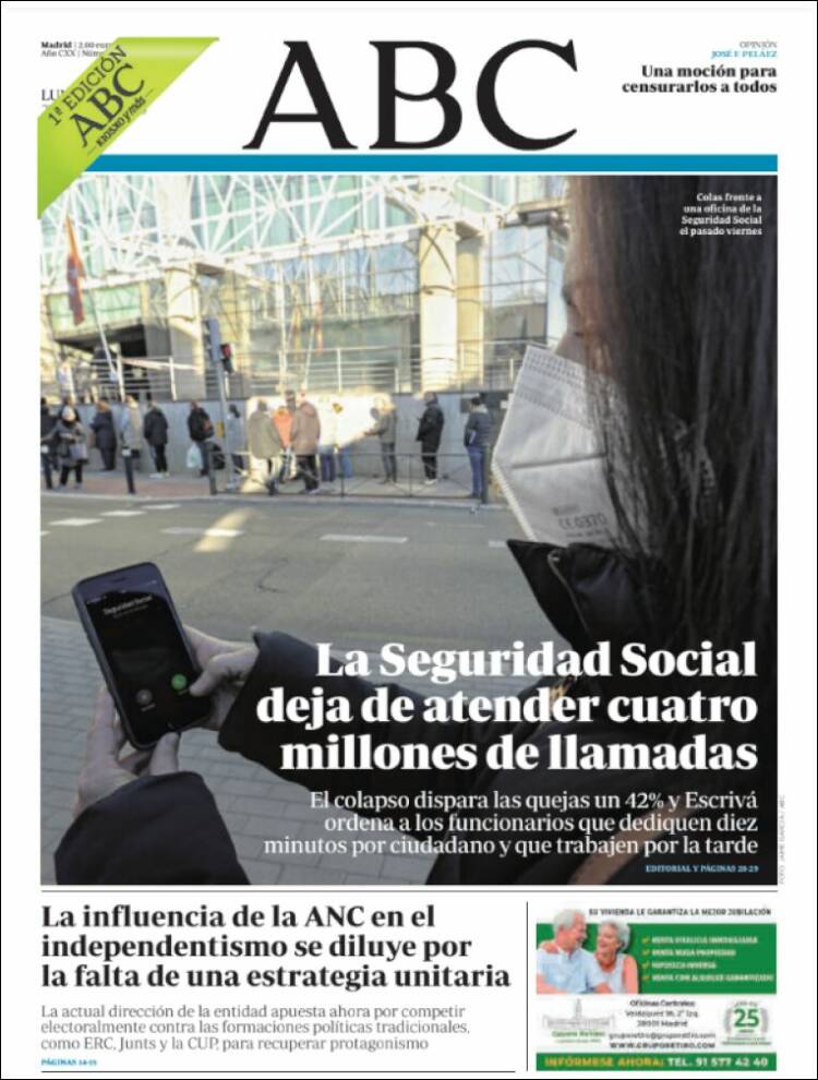 Portada de ABC (Espagne)