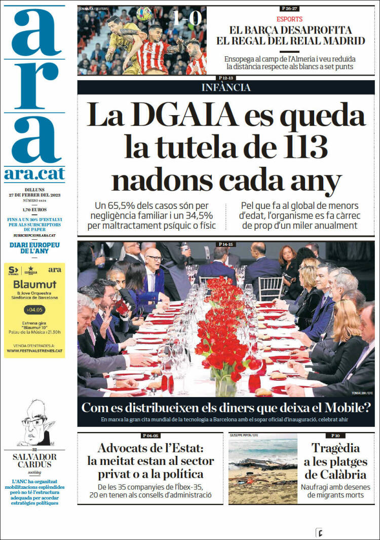 Portada de Ara (España)