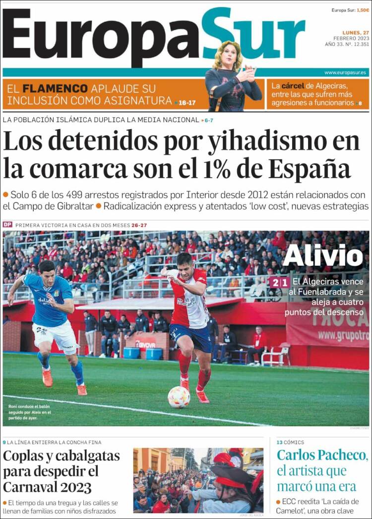 Portada de Europa Sur (Espagne)