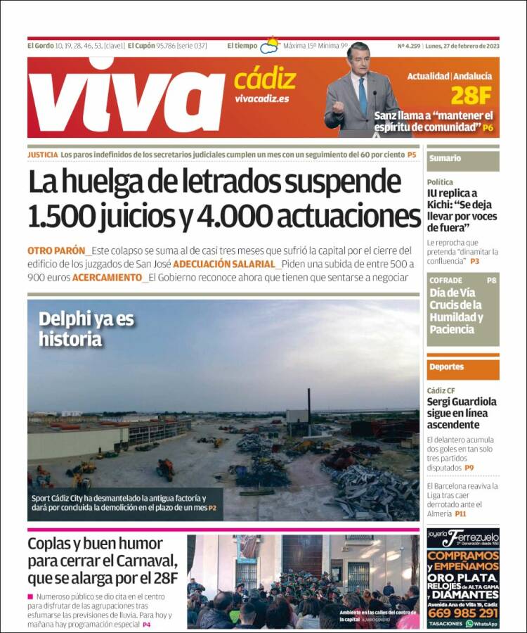 Portada de Información - Cadiz (Espagne)