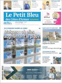 Portada de Le Petit Bleu (Francia)