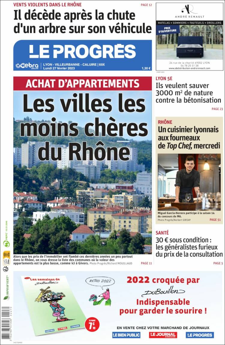 Portada de Progres de Fecamp (Francia)