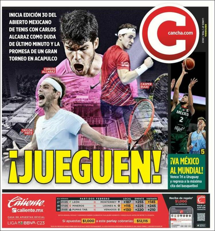 Portada de Cancha (México)