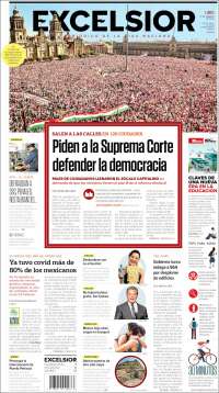 Portada de Excelsior (México)